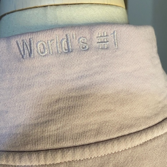 VANS Pale Pink 3/4 zip sweatshirt size M - Picture 5 of 8